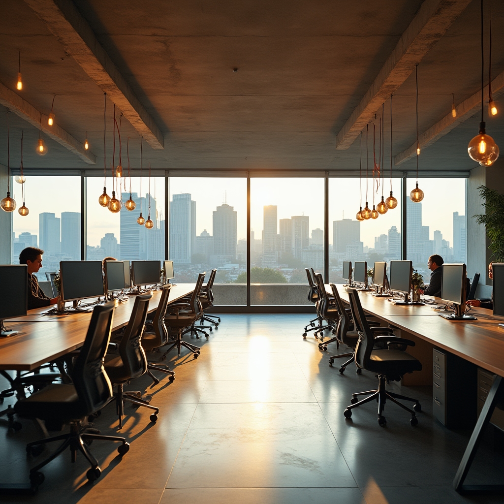 Moderner Arbeitsbereich im Frankfurter Büro von Pintavo